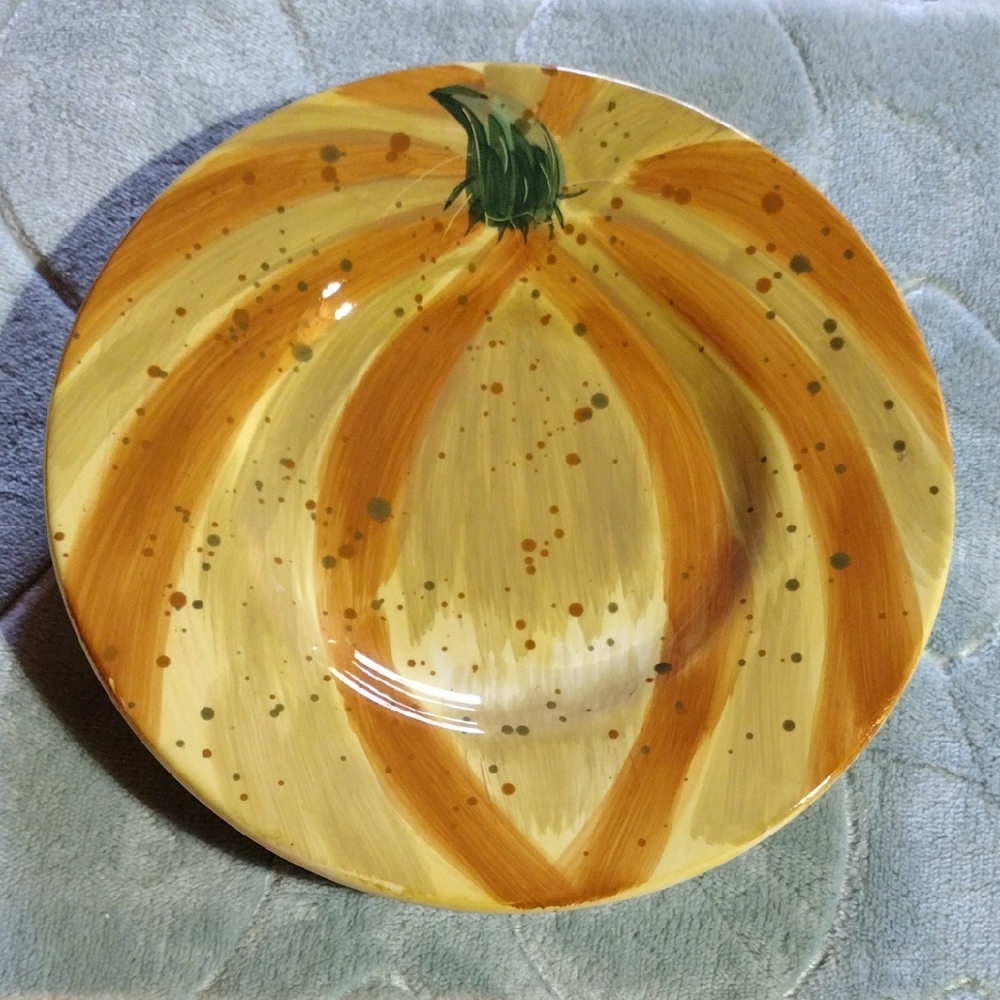 Pfaltzgraff Central Market Pumpkin Plate